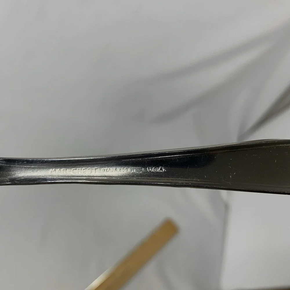 Mar-Crest CITATION Cake Pie Server‎ Stainless Flatware Atomic Starburst Vintage